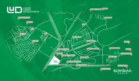 Location of The Rift Business Park Mall in New Cairo
