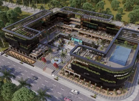 Panoramic view of Golden Hub Mall, New Cairo