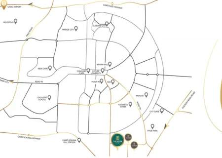 Map of The Icon Gardens Compound