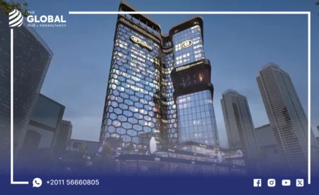 واجهة مول هيلتون تاور العاصمة الإدارية