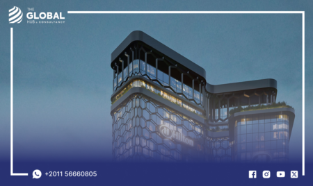 Hilton Tower Mall facade, New Administrative Capital