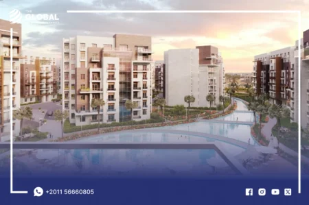 Panoramic View of Compound Oia Buildings