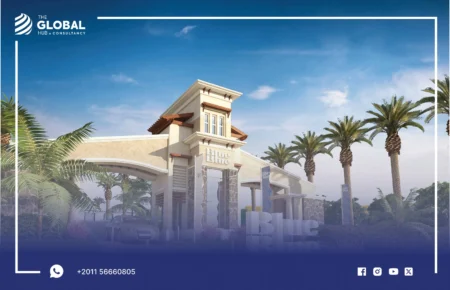 Stylish design for the entrance to Blue Blue Ain Sokhna