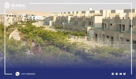 كمبوند فيلدج جاردنز القطامية بالم هيلز العقارية