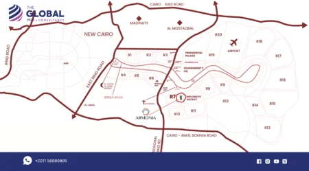 Location of Armonia New Capital Compound