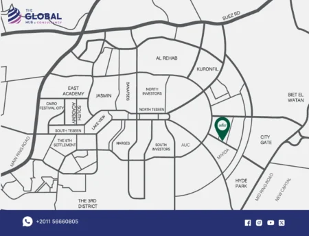 Location of Aster Compound New Cairo