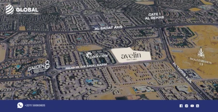 Location of Avelin Compound New Cairo