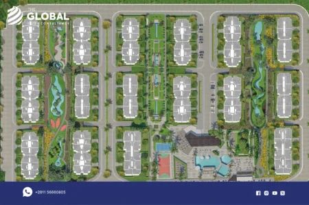 Master Plan Aster Residence New Cairo