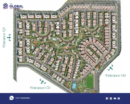 Master Plan of Parkside El Shorouk City
