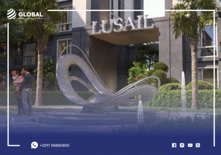 Area of Lusail Residence New Cairo